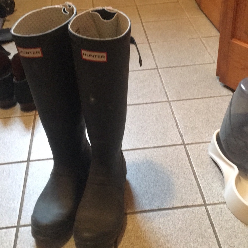 Hunter Boots 8r navy